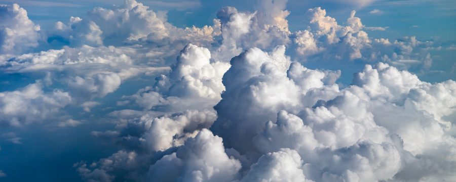 气象预报员在指挥中心大屏幕前监视天气雷达实时数据，屏幕上显示台风螺旋雨带的彩色回波图，紧张有序的防灾减灾工作场景